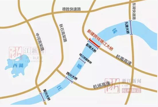 杭州将新增7条过江通道 地铁首次江上穿行