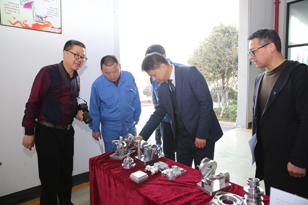 团董事长单晓农率集团核心成员到访杭州萧山技