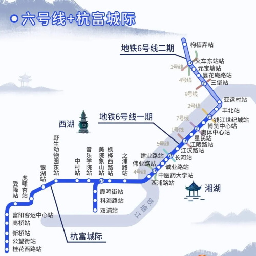 杭州萧山地铁线路图图片