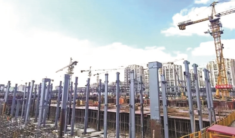 杭州首个整体钢结构装配式商品住宅项目在萧开工