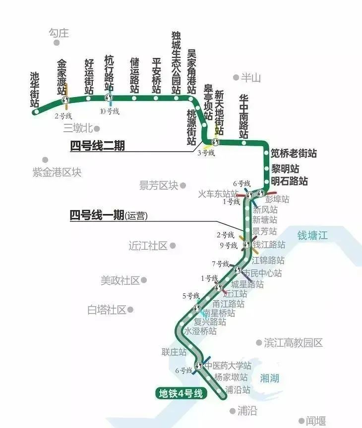 4号地铁站路线图图片